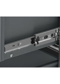 Tchibo - Beistelltisch mit Schublade Metall &raquo;Cn3&laquo; - 40x40x46,5cm - chrom - Metall / Stahl / Aluminium