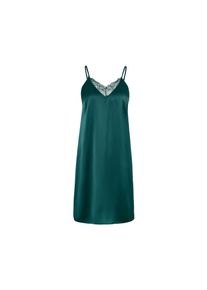 Tchibo - Neglige aus reiner Seide - Damen - Gr. 38 - dunkelgrün