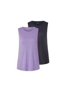 Tchibo - 2 Sport-Tops - Damen - Gr. XL - anthrazit
