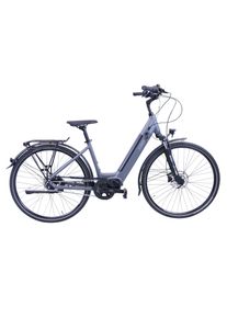 Hawk Bikes E-Bike Damen »eCity Wave Integrated Lady Steps« - grau