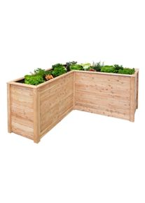 Tchibo - Hochbeet - 170,5x170x84cm - naturfarben - Holz / Polyethylen