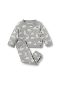 Tchibo - Baby-Strickkombi - Unisex - Gr. 86/92 - creme/jacquard