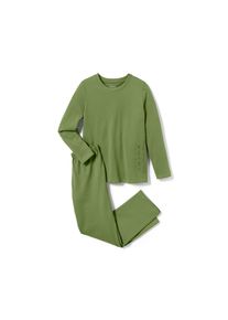 Tchibo - Kinder-Pyjama - Jungen - Gr. 122/128 - olivgrün/print