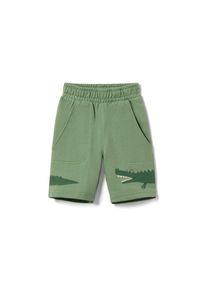 Tchibo - Kinder-Sweatshorts - Gr. 122/128 - grün/print