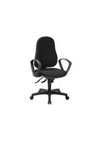 Topstar Stuhl »Support SY« - 60x80x38cm - schwarz - Polyester / Kunststoff / Holz