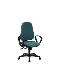 Topstar Stuhl »Support SY« - 60x80x38cm - petrol - Polyester / Kunststoff / Holz