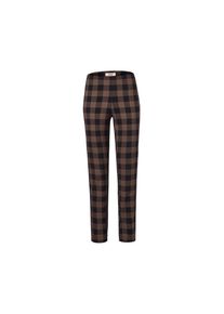 Tchibo - Karierte Stretchhose - Damen - Gr. 38 - schwarz/kariert