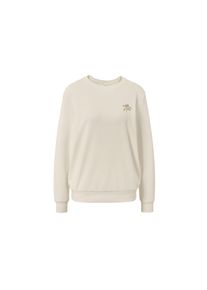 Tchibo - Sweatshirt mit Stickerei - Damen - Gr. S - creme
