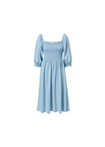 Tchibo - Jerseykleid mit Puff&auml;rmeln - Damen - Gr. M - hellblau
