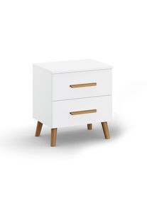 Rauch Nachttisch »Skandi« - 47x42x54cm - braun - Holz / Eichenholz