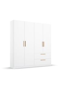 Rauch Drehtürenschrank »Skandi« - 226x54x210cm - braun - Holz
