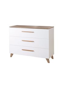 Roba Wickelkommode »Ole» - 110x75,5x98cm - weiß - Holz / Holz