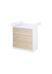 Roba Wickelkommode »Gabriella« - 88,5x75x98,5cm - braun - Holz / Kunststoff