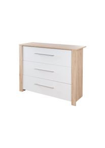 Roba Wickelkommode »Malo« - 112x75,5x98cm - braun - Holz / Metall