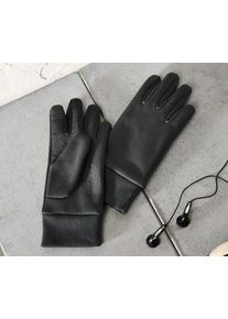 Tchibo - Kinder-Windprotection-Thermohandschuhe - Unisex - Gr. 146/152 - schwarz