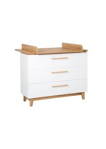Roba Wickelkommode »Finn« - 117,5x78x104cm - weiß - Holz / Buchenholz / Holz