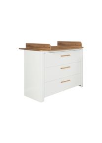 Roba Wickelkommode »Ava« - 119x76x100cm - braun - Holz / Eichenholz / Holz