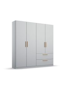 Rauch Drehtürenschrank »Skandi« - 181x54x210cm - braun - Holz