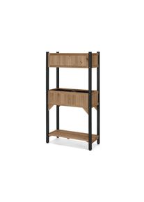 Tchibo - Pflanzkasten-Regal »Elin« - 80x38x150cm - schwarz - Holz / Stahl / Polypropylen