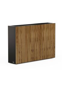 Herstera Garden Pflanzkasten »Divider« - 120x25x80cm - braun - Stahl / Holz