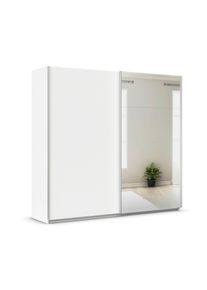 Rauch Schwebetürenschrank »Quadra« - 226x62x210cm - weiß - Holz