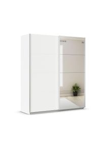 Rauch Schwebetürenschrank »Quadra« - 181x62x210cm - weiß - Holz