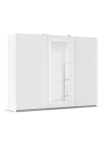 Rauch Schwebetürenschrank »Abraxxas« mit dimmbarer Spiegelbeleuchtung - 271x62x212cm - weiß - Holz