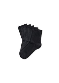 Tchibo - 5 Paar Socken - Damen - Gr. 39-42 - schwarz