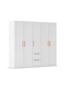 Rauch Drehtürenschrank »Quadra-Spin Country« - 226x54x210cm - braun - Holz