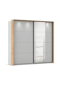 Rauch Schwebetürenschrank »Credo« - 233x64x214cm - braun - Holz