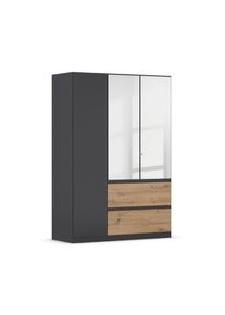 Rauch Kleiderschrank »Joel« - 136x54x197cm - grau - Holz