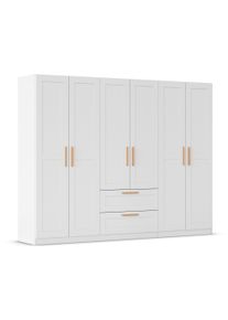 Rauch Drehtürenschrank »Quadra-Spin Country« - 271x54x210cm - braun - Holz