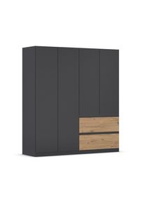 Rauch Kleiderschrank »Joel« - 181x54x197cm - grau - Holz