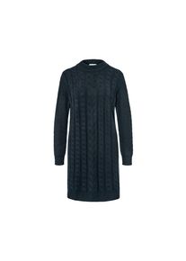 Tchibo - Strickkleid mit Zopfmuster - Damen - Gr. S - dunkelblau