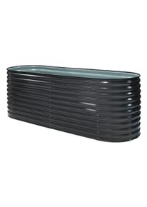 Tchibo - Hochbeet - 240x80x82cm - anthrazit - Blech