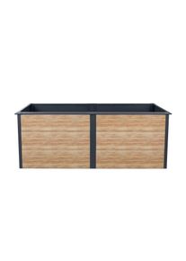 Tchibo - Hochbeet mit Schneckenschutz - 200x100x77cm - anthrazit - Stahl