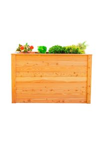 Tchibo - Hochbeet - 130x65x84cm - naturfarben - Holz / Polyethylen