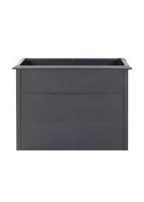 Tchibo - Hochbeet mit Schneckenschutz - 100x50x77cm - anthrazit - Stahl
