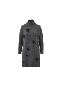 Tchibo - Strickkleid mit Rollkragen - Damen - Gr. XL - dunkelgrau