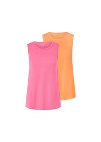Tchibo - 2 Sport-Tops - Damen - Gr. M - pink
