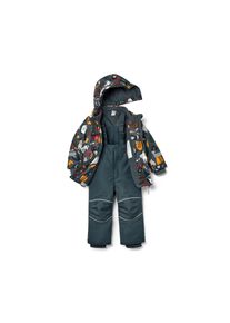 Tchibo - 2-teilige Schneekombi - Unisex - Gr. 110/116 - blau/print