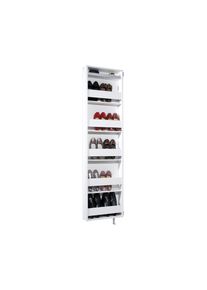 Tchibo - Drehschrank mit Ganzkörperspiegel - 50x18x195cm - weiß - Holz / Glas