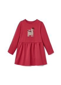 Tchibo - Kleinkind-Sweatkleid - Mädchen - Gr. 122/128 - rot