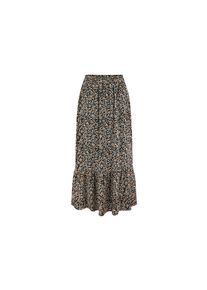 Tchibo - Chiffon-Rock - Damen - Gr. 42 - schwarz/geblümt