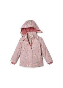 Tchibo - Kinder-Thermo-Regenjacke - M&auml;dchen - Gr. 86/92 - rosa/print