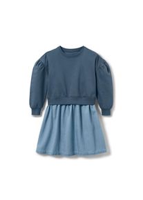 Tchibo - Kinder-Sweatkleid - Mädchen - Gr. 158/164 - blau
