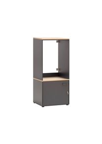 Tchibo - Waschmaschinenumbau »Solea« inkl. Unterschrank - 67x60x60cm - anthrazit - Holz / Metall / Kunststoff