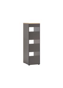 Tchibo - Hochschrank »Solea« - 45x60x155cm - anthrazit - Holz / Metall / Kunststoff