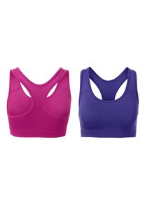 Tchibo - 2 Sport-Bustiers - Damen - Gr. XS - pink