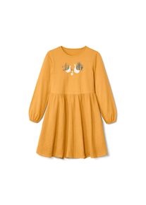 Tchibo - Kinder-Webkleid - Mädchen - Gr. 134/140 - gelb